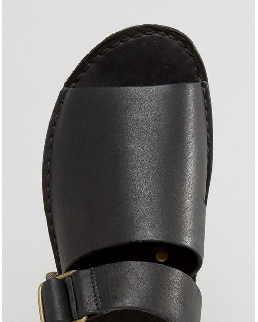 Clarks Clarks Original Trek Strap Sandals in Black for Men Lyst