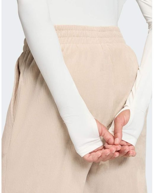 Adidas Originals White Off-shoulder Long Sleeve Top