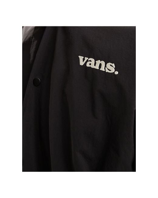 Vans Black Moore Varsity Bomber Jacket for men