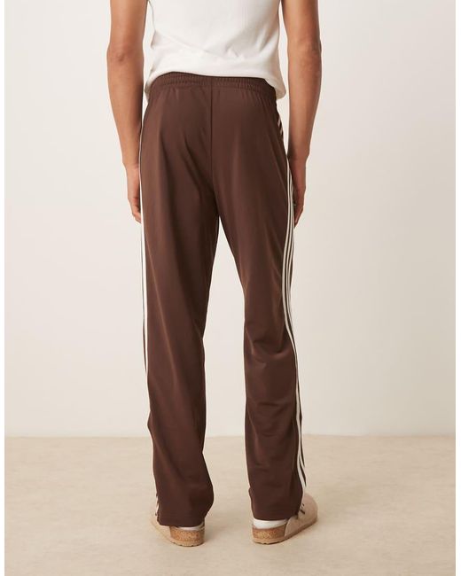 Pantalones De Chándal Marrones Firebird De -Marrón Adidas Originals de color Brown
