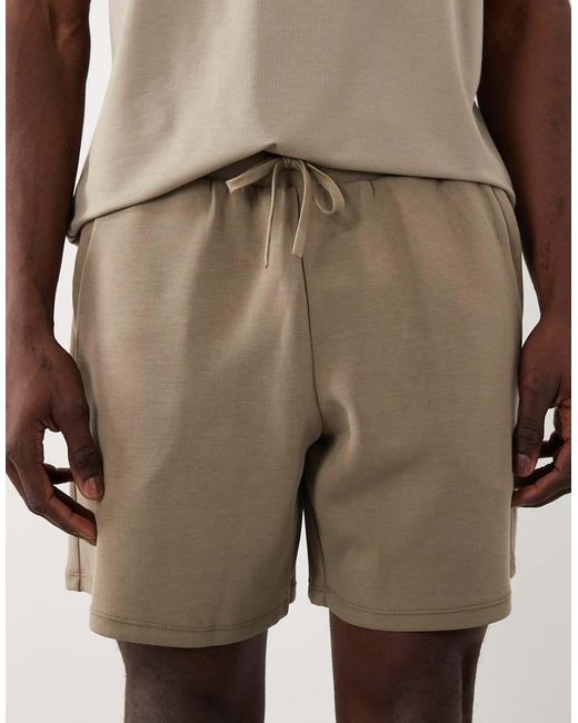 4505 Natural Yoga Ultra Soft Modal Blend Training Shorts With Zipper Pockets for men
