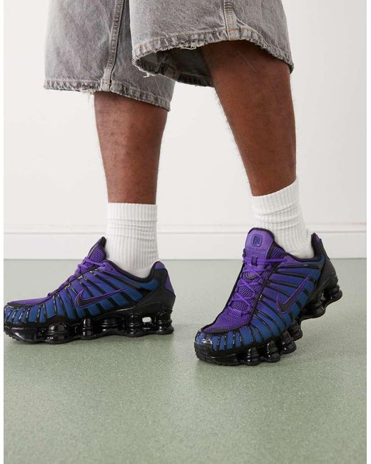 Nike Shox Tl in het Blue voor heren