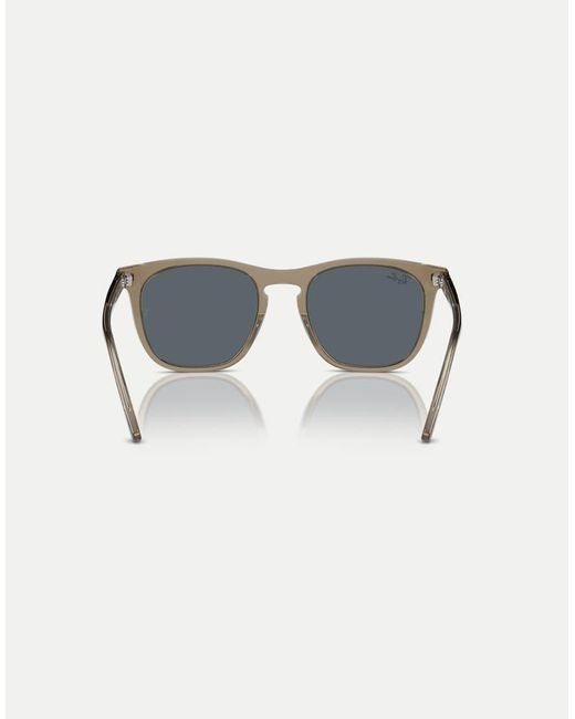 Ray-Ban Brown Rb2210 Square Sunglasses With Lens