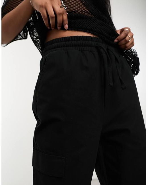 Collusion Black Cargo Pant