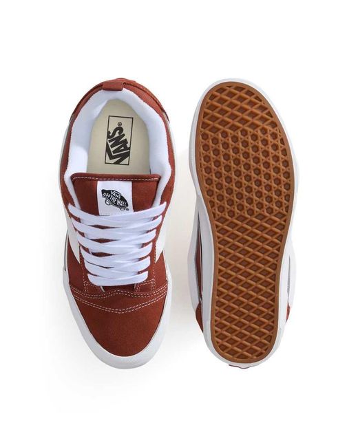 Knu Skool di Vans in White