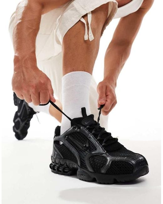 Nike Black Air Zoom Spiridon Cage 2 Trainers for men