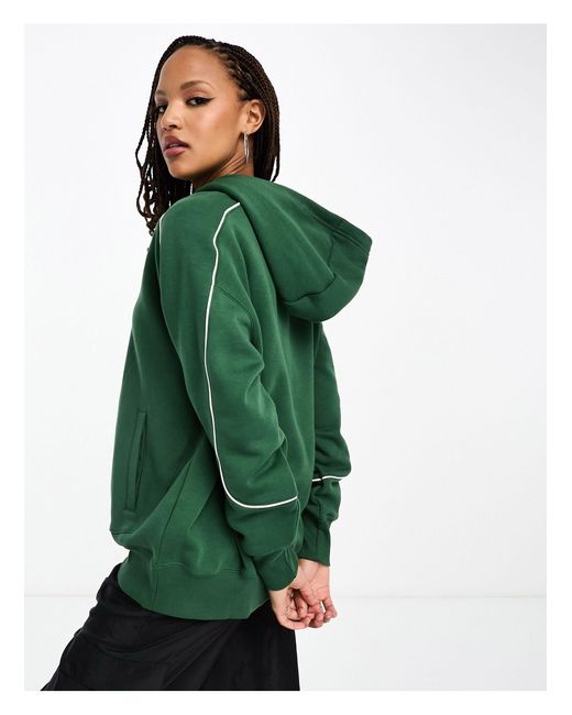Sudadera verde oscuro extragrande con capucha de Nike de color Verde | Lyst