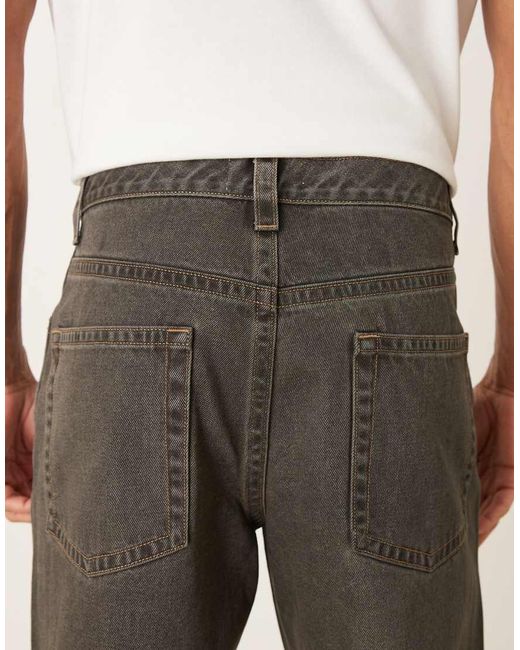 ASOS Natural Baggy Jeans for men