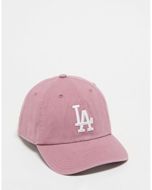 '47 Pink La Dodgers Clean Up Cap