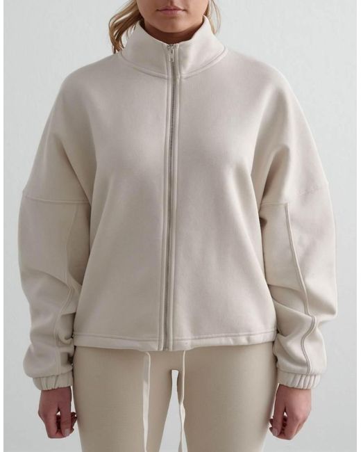 Aim'n Gray Clay Campus Sweat Zip Jacket