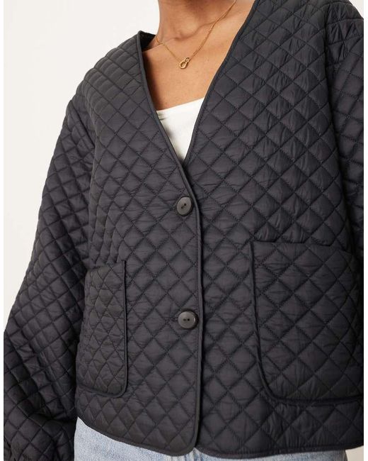 Vila Black Quilted Jacket