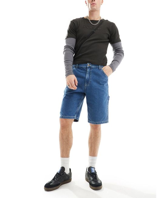 Dickies Blue Garyville Denim Shorts for men