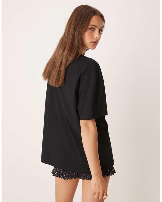 ASOS Oversized T-Shirt in Black | Lyst UK