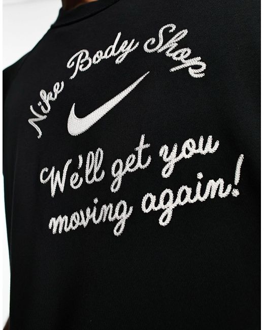 Acercarse consonante plataforma Camiseta negra sin mangas dri-fit body shop Nike de hombre de color Negro |  Lyst