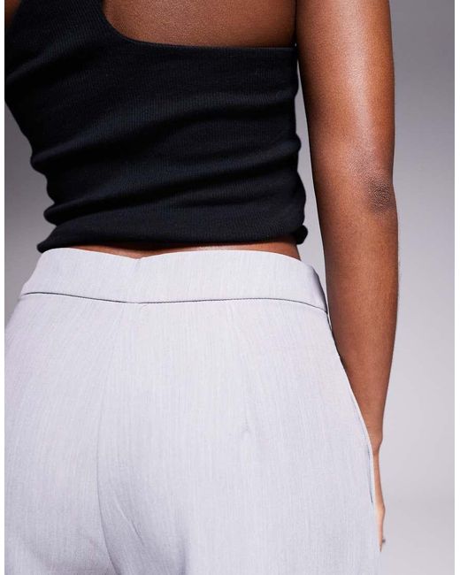 River Island Broek Met Wijde Pijpen in het Purple