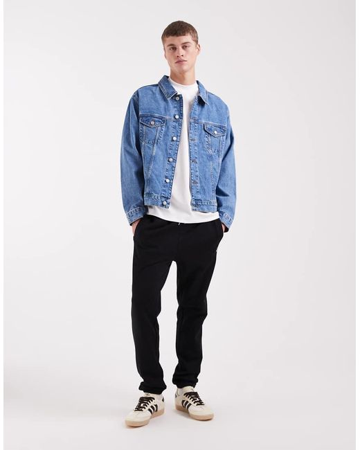 Fred Perry Black Loopback Sweatpants for men