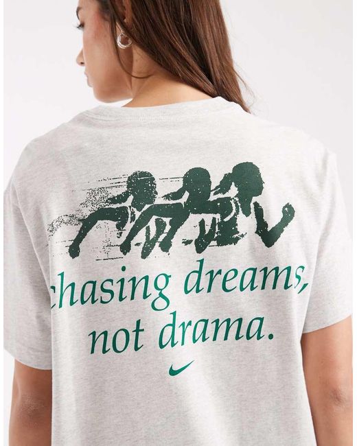 Nike White Athletics Graphic T-Shirt