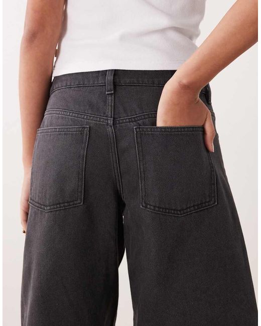 Cotton On Black 91 baggy Denim Jorts