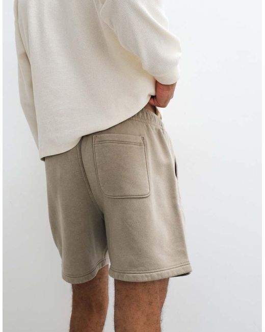 Abercrombie & Fitch White Essenital Jersey Shorts for men