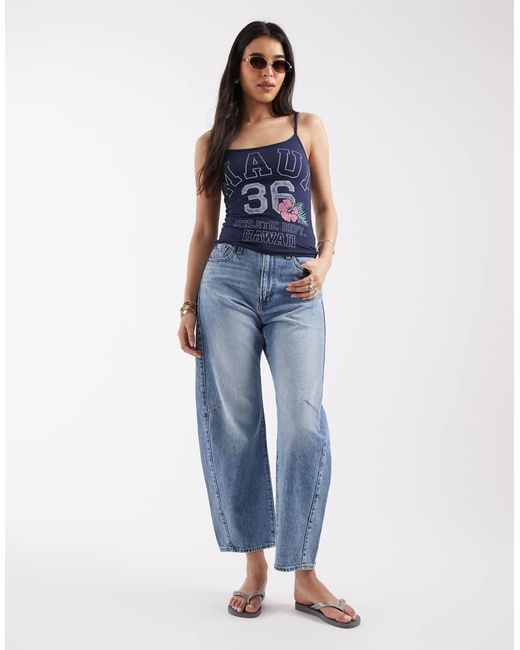 Hollister Blue Reversible Graphic Cami
