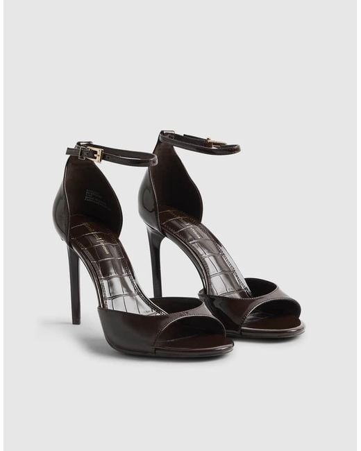 River Island Brown Closed Back Heels