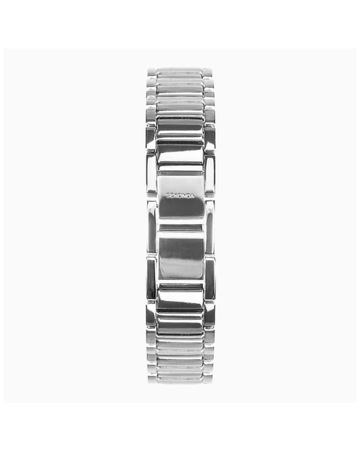 Sekonda White Montreal 21Mm Analogue Watch With Case And Alloy Bracelet With Dial