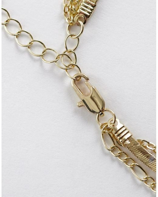 Pieces White Stack Necklace