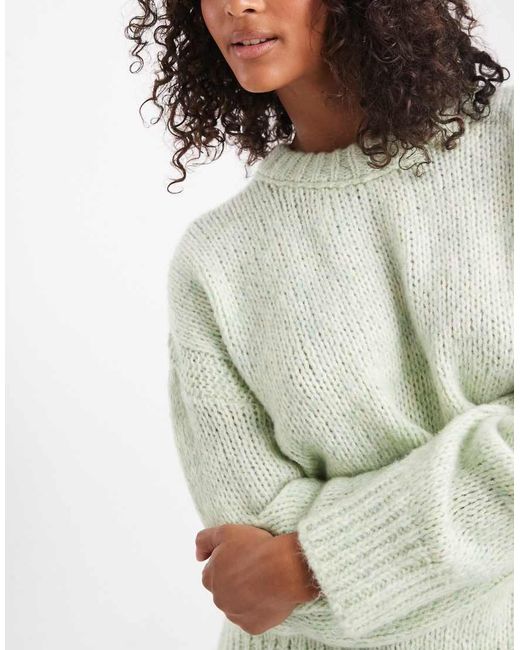 Maglione Girocollo Oversize Salvia Multiply di ASOS in Multicolor