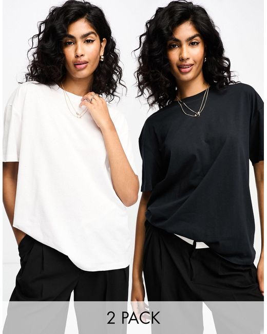ASOS Oversized Tshirt in Black Lyst