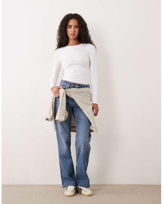 Cotton On White Everyday Smooth Long Sleeve