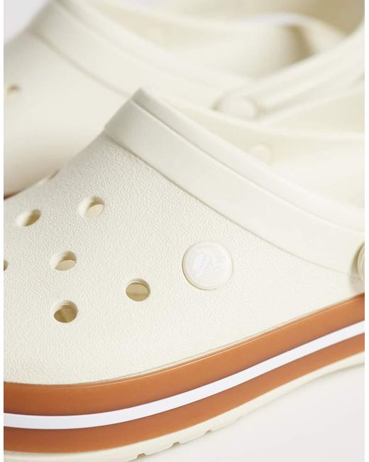 CROCSTM White Crocband Clogs