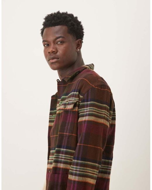 Polo Ralph Lauren Geruit Overhemd Met Lange Mouwen in het Brown voor heren
