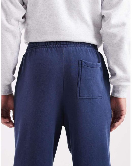 Cotton On Blue Super baggy Track Pants for men