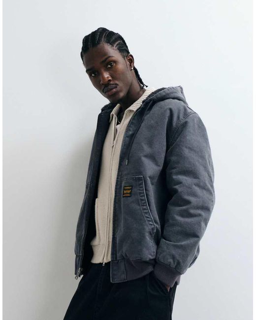 Levi's Blue Workwear Potero Denim Hooded Jacket for men