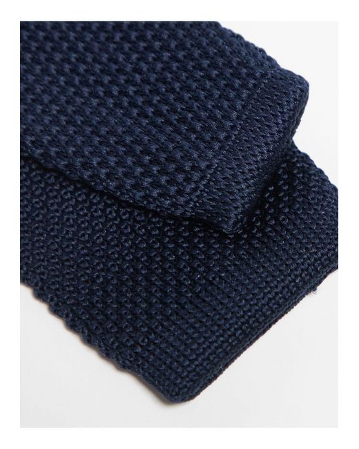 Cravate en maille French Connection pour homme en coloris Blue