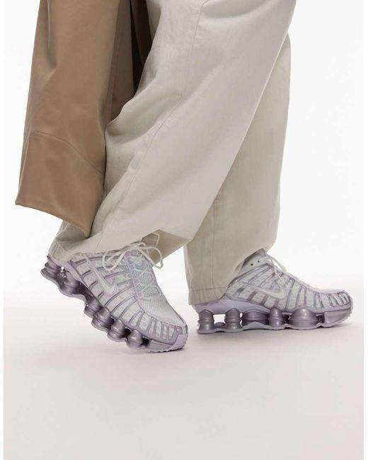 Nike Gray Shox Tl Trainers