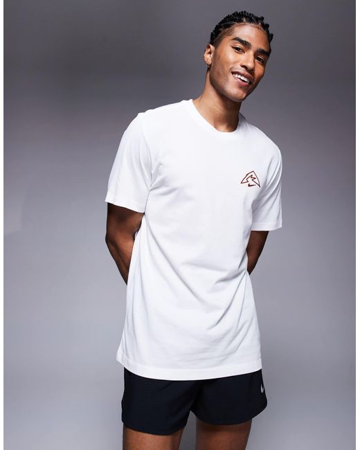 Nike Gray Giddy Up Back Print T-shirt for men