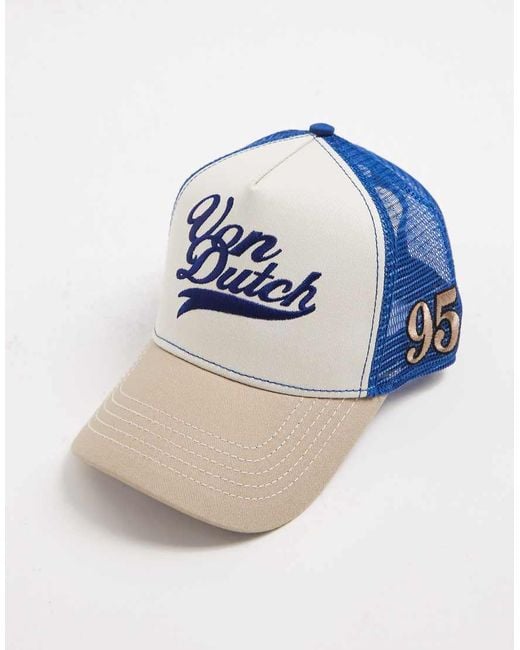 Von Dutch Blue Trucker Cap