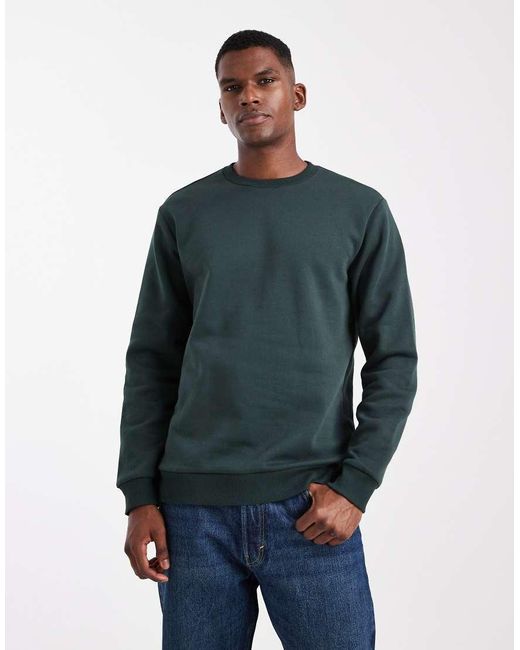 Only & Sons Blue Crew Neck Sweatshirt for men