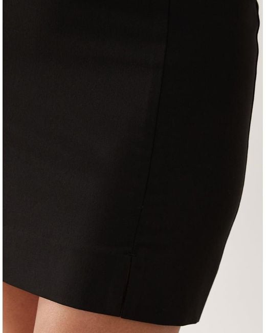 ASOS Black Mini Skirt With Split