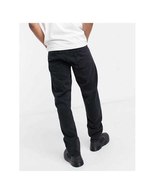 Jack \u0026 Jones Denim Intelligence Chris Loose Fit Jean in Black for Men | Lyst