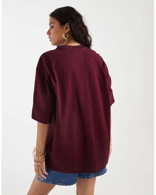 Adidas Originals Purple Essential Oversized T-Shirt