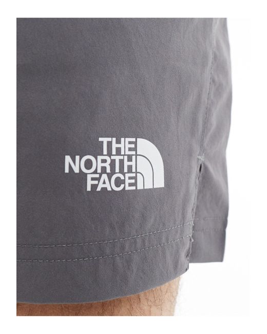 The North Face Gray 24/7 5"" Shorts for men