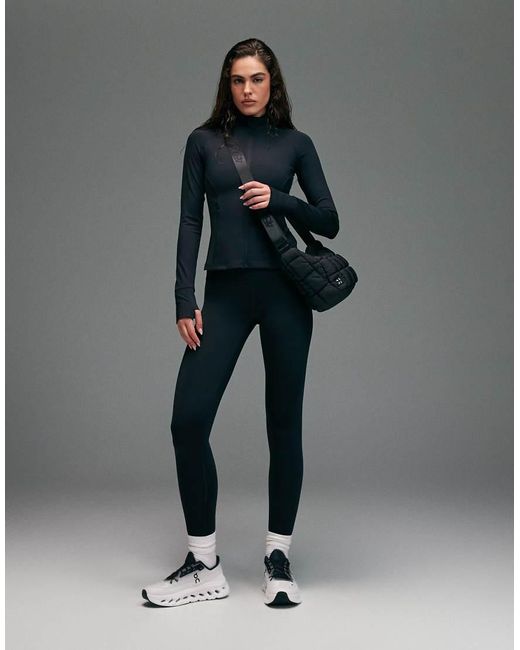 4505 Gray Icon Active Zip Up Sculpting Long Sleeve Jacket With Zip Pockets