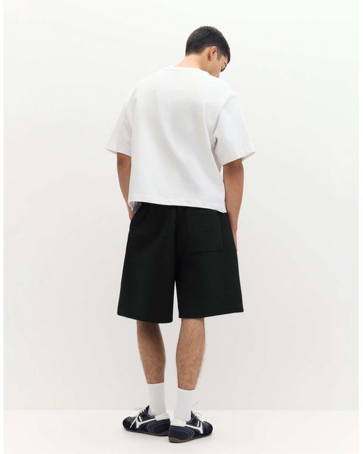 Bermuda molletonné style jogger Pull&Bear pour homme en coloris Black