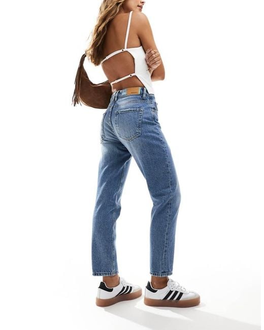 Stradivarius Blue Mom Jeans