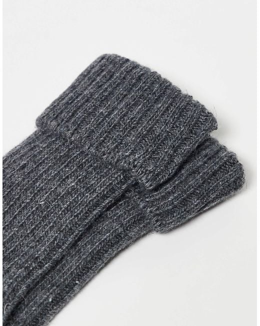 ASOS Brown 2 Pack Wool Boot Ankle Socks