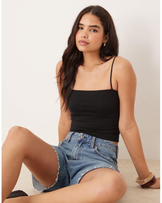 Gina Tricot Black – trägertop
