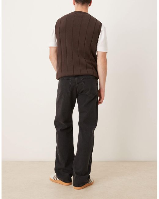 ARKET Black Canyon Bootcut Jeans for men