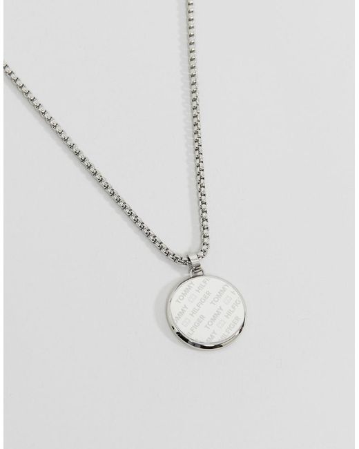 Tommy Hilfiger Men's Interlinked Chain Necklace, Silver at John Lewis &  Partners